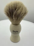 Vintage Kingsley Pure Badger Shave Brush Made The United Kingdom Euc. Fixed Price $23.99.