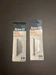 Packs 20 Pieces Anvil Razor Utility Blades Carbon Steel Fits Most 1004 627 815. Fixed Price $10.49.