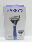 Harry's 5-BLADE Men's Razor, 1 Handle, 2 Refills Ocean Blue. Fixed Price $10.45.