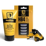 Atx Men's Shaving Basics Bundle With 5OZ Headslick Cream, Razor, Blade R.... Fixed Price $50.10.