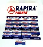 100 Rapira Swedish Super Steel Double Edge Razor Blades Russia. Fixed Price $44.99.