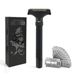 Full Brass Adjustable Safety Razor For Men Butterfly Open & Long Handle .... Fixed Price $80.99.