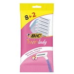 Bic Twin Lady Disposable Razor Blade 10 Count Assorted Color Smooth Shave. Fixed Price $23.99.