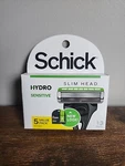 Schick Hydro Sensitive Slim Head Razor Blade Refills For MEN-5 Cartridges-nib. Fixed Price $12.99.