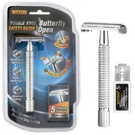Weishi Classic Chrome Double Edge Safety Razor Long Handle 4.3 Inch. Fixed Price $19.29.