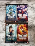 Dragon Ball Fusion World Tcg Blazing Aura FB02 Sleeved Blister Pack Art Set Of 4. Fixed Price $39.99.