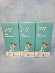 Lot Of 3 Joy By Gillette The Teal One 1 Razor, Cartridges Refill Packs 5 Blades. Fixed Price $23.99.