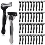 24 Pcs Men's Disposable Razors Bulk 5-BLADE For Set Sensitiv.... Fixed Price $33.32.