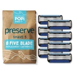 Preserve Popi Shave Blades Refills - 5 Razors For & Women Cera. Fixed Price $49.60.