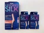 Schick Hydro Silk Face Dermaplaning Wand Metal Handle + 10 Refills Sealed Mr 416. Fixed Price $23.99.