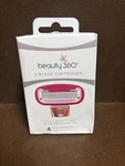 Beauty 360 5-BLADE Womens Replacement Shaving CARTRIDGES-4 Box. Fixed Price $6.59.