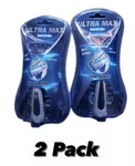 Lot Of 2 Packs Ultra Max Razor For Men 4 Cartridges Aloe Strip Pivoting Head A17. Fixed Price $5.90.