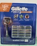 Gillette FUSION5 Proglide Razor Kit 13 Blades + Handle 100% Authentic New. Fixed Price $38.00.