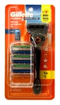 Gillette Fusion 5 Proglide Razor Handle With Flexball + 4 Replacement Cartridges. Fixed Price $16.88.