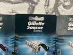 Lot Of 4- Gillette Sensor Excel Razor Cartridges 5 Per BOX/20 Total. Fixed Price $29.99.