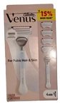 Gillette Venus Razor And 4 Cartridges New In Damaged Box. Fixed Price $14.99.