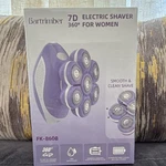 Bartrimber 7D 360 FK-8608 Electric Shaver Rechargeable Wet/dry Purple. Fixed Price $28.00.