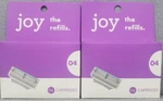 2 Packs Gillette Joy The Refills 5 Bladed Razor Cartridges 8 Total. Fixed Price $12.99.