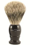 Edwin Jagger Imitation Ebony, Large, Best Badger Shaving Brush + Stand. Fixed Price $83.99.