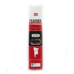 100 Feather Razor Blades Pack New Hi-stainless Double Edge Platinum Coated Red. Fixed Price $19.50.