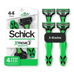 Schick Extreme 3 Sensitive/duo Comfort/face &body Disposable 4CT***$0 Ship Add'l. Fixed Price $7.99.
