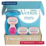 Gillette Venus Mini On The Go Women's Razor Handle With 3 Comfortglide White Tea. Fixed Price $22.64.