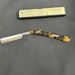 Dovo Special 5/8" Straight Razor With Faux Tortoise Handle, Model # 1516580. Fixed Price $135.00.