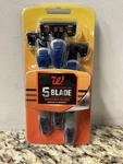 5-BLADE Disposable Razors 3-PACK Smooth Shave With Comfort Grip. Fixed Price $9.00.