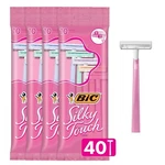 Bic Silky Touch Women's Twin Blade Disposable Razors - 40 Count (4 Packs Of 10). Fixed Price $21.70.