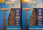 72 Gillete Custom Plus Disposable Razor Triple Blades Throw Away 36 X. Fixed Price $69.95.