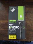 Schick Hydro Ultra Sensitive Razor With 4 Blade Cartridges Set ( 2 Pack ). Fixed Price $8.99.