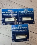 Personna Mini Hair Shaper 3 X 20 Pack (60 Total Blades)* New* Made Usa. Fixed Price $24.97.