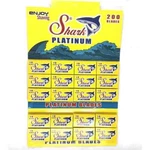 The Shark Platinum Double Edge Safety Razor Shaving Blades, Pack Of 200. Fixed Price $21.77.