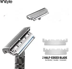 Universal Safety Razor Head Super Roller Shaver Two Half Blade Shaving M5 Thread. Fixed Price $29.99.