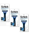 Packs Schick Xtreme Outlast 4 Blade Razors 3/PK Total 9 Disposable. Fixed Price $17.99.