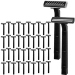 Cxyary Pcs Twin Blade Disposable Count (pack Of 110), Black -. Fixed Price $25.84.