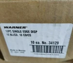 Warner Single Edge Razor Blades Pack Of 10. Fixed Price $19.99.