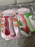 Assured Triple Blade Disposable Razors For Women 2 Pack Scented Handle. Fixed Price $9.00.