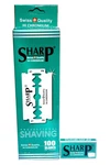 100 Sharp Hi Chromium Double Edge Razor Blades For Safety - Men. Fixed Price $17.09.