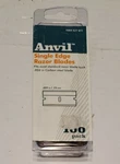 Anvil - Single Edge Razor Blades Pack Of 62 New Fast Shipping!!!. Fixed Price $10.99.