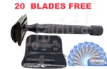 Safety Double Edge Black Razors + 20 Free Blades/pouch Travel Kit Set. Fixed Price $12.99.
