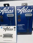 Mens Razor Kit 5 Blade Refills Shaving Set Handles + 12 Cartridges New Atlas. Fixed Price $18.99.