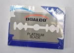 Doalco Razor Barber Shaving Blades Stainless Steel Double Edge 10 Pack. Fixed Price $12.99.