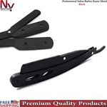 Black Metal Barber Straight Razor Folding Shaving Cut Throat Beauty Salon Tool. Fixed Price $9.99.