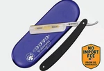 Dovo Folding Straight Razor Carbon Steel Black Ebony Wood Handles Germany. Fixed Price $87.45.