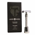 Luxury Barber The Nobel Double Edge Safety Razor Chrome 3-PIECE Wet Shave Men. Fixed Price $20.00.