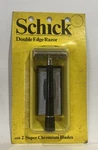 Schick Double Edge Razor With 2 Super Chromium Blades New Nos. Fixed Price $49.99.