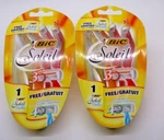 2X Bic Soleil 3 Blades Disposable Razors Smooth Shave 4 Count +1 Bella. Fixed Price $9.89.