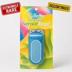Gillette Sensor Excel For Women Handle Blade Refill Cartridge Blue Glitter Razor. Fixed Price $39.99.
