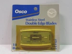 Osco Stainless Steel Double Edge Blades 10 Fits All Razors. Fixed Price $9.90.